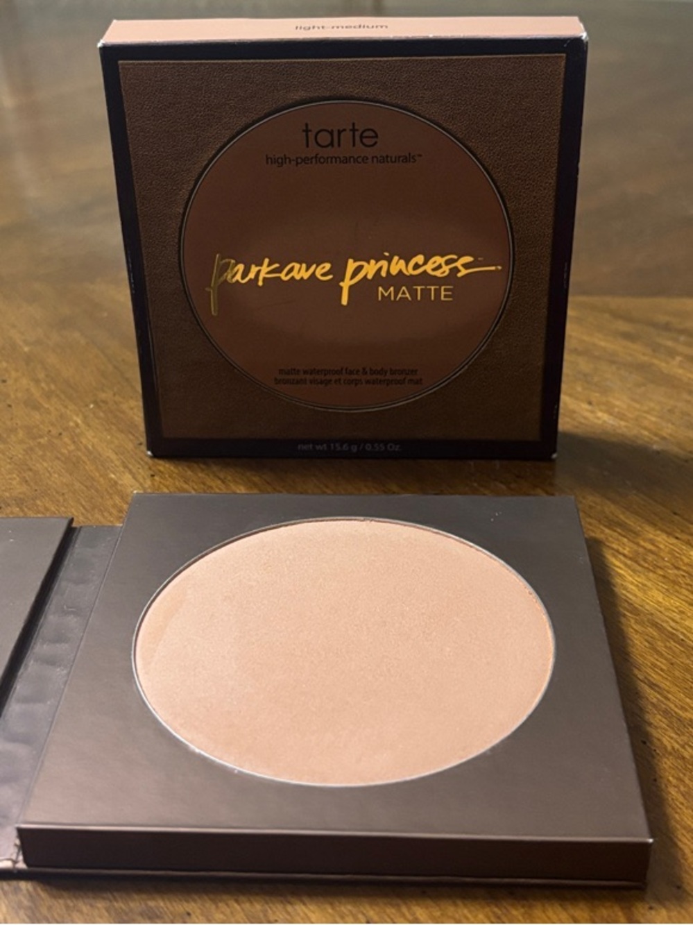 tarte matte bronzer compact in light-medium